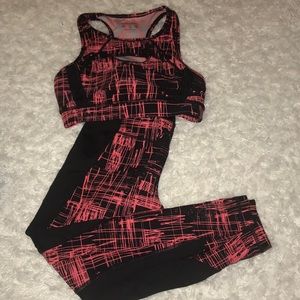 Calvin Klein sports bra and matching leggings